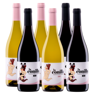 3 ampolles blanc + 3 ampolles negre